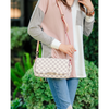 White Check Famous Crossbody - Shop with Leila