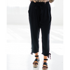 Black Paperbag Pants