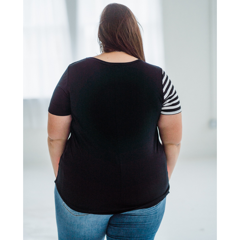 All Mixed Up Color Block Top