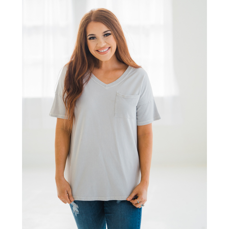 Must Have on Hand Tee - Gray