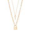 Lock & Key Layered Necklace