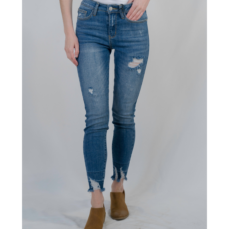 Judy Blue Released Hem Skinny Jean