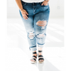 Destroyed Judy Blue Boyfriend Jeans