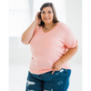 Easy Breezy Boyfriend Tee in Coral