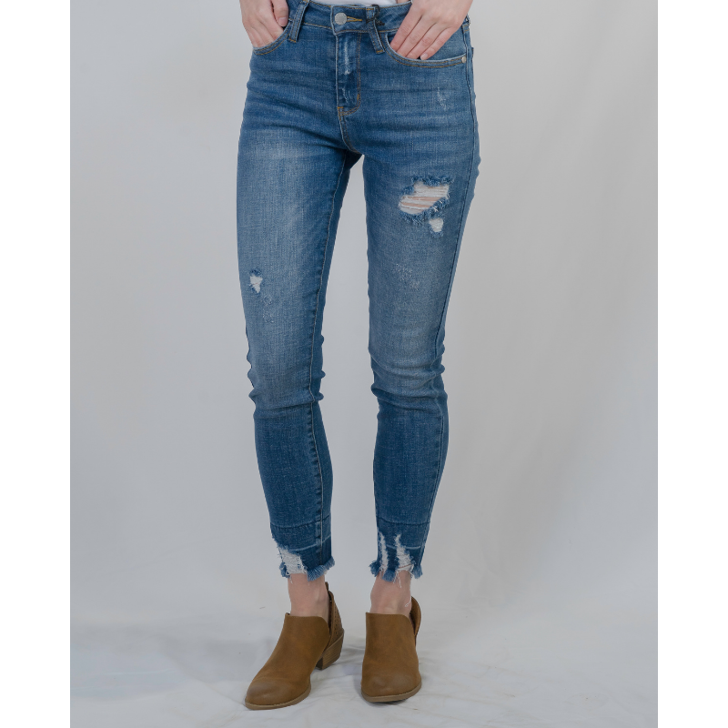 Judy Blue Released Hem Skinny Jean