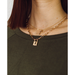 Lock & Key Layered Necklace - Shop with Leila