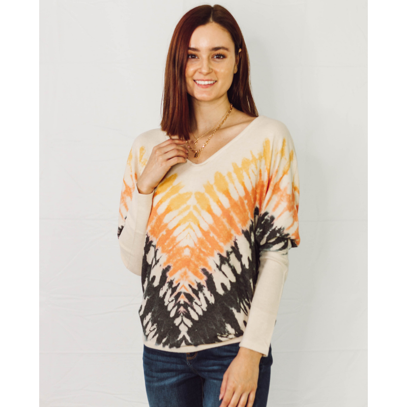 Peace, Love & Style Chevron Long Sleeve