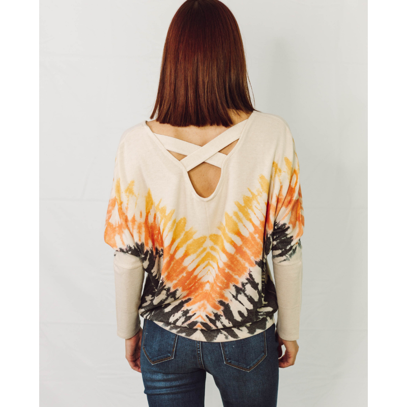 Peace, Love & Style Chevron Long Sleeve