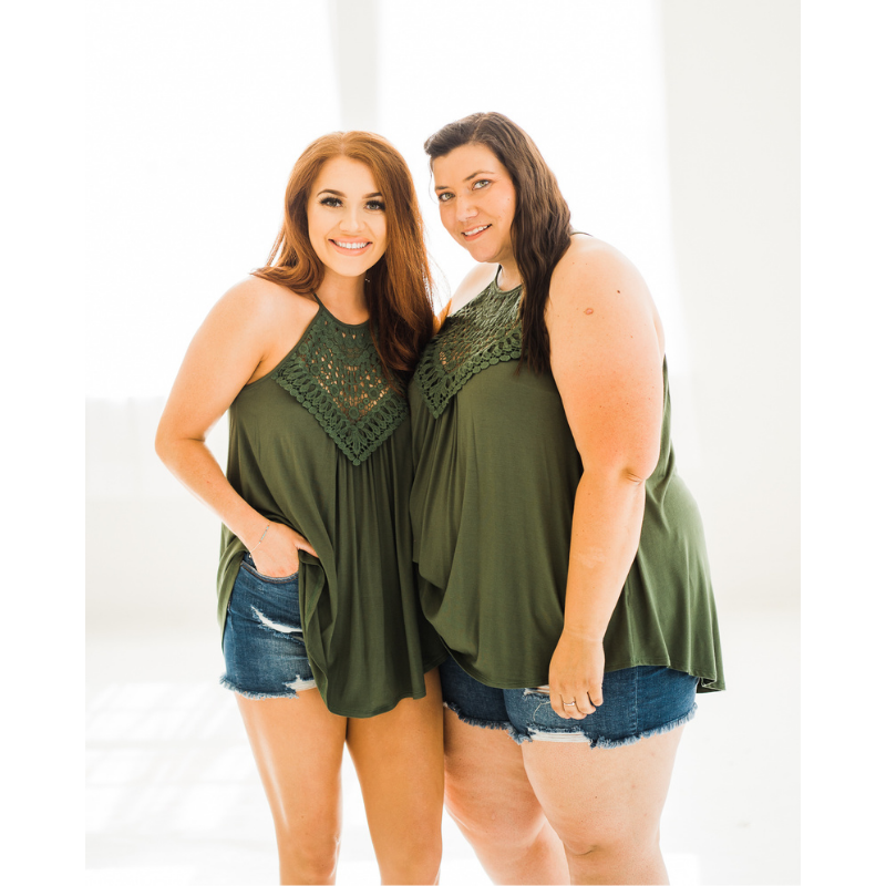 Green with Envy Tank