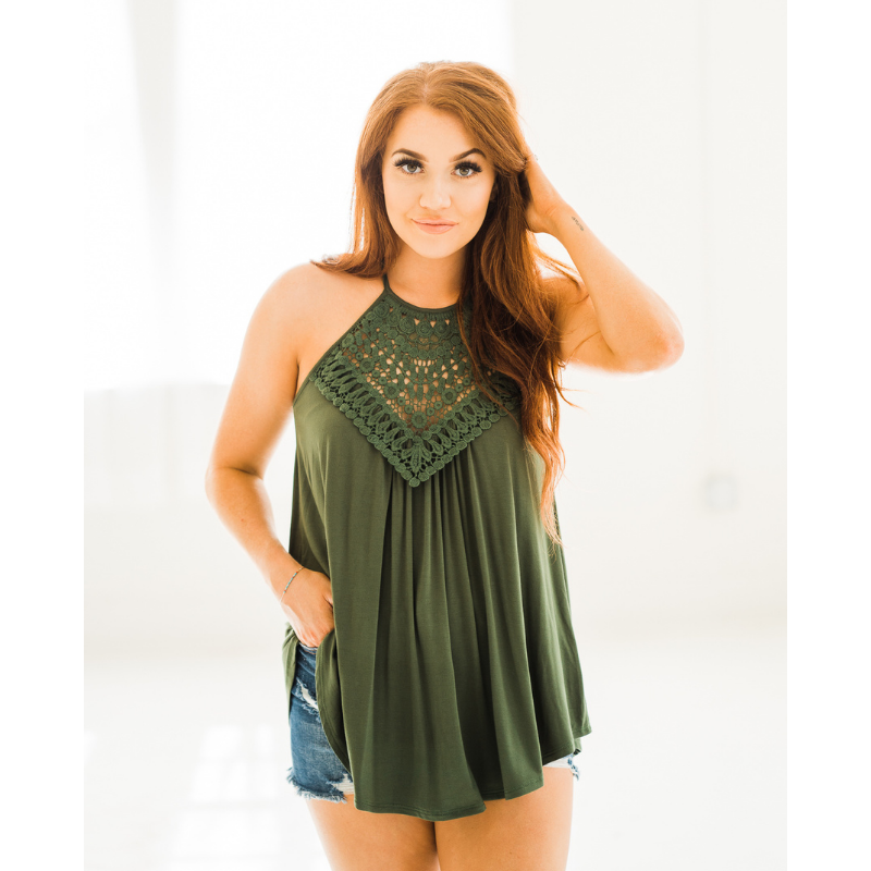 Green with Envy Tank