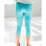 Quintessential Spring Jeggings in Turquoise