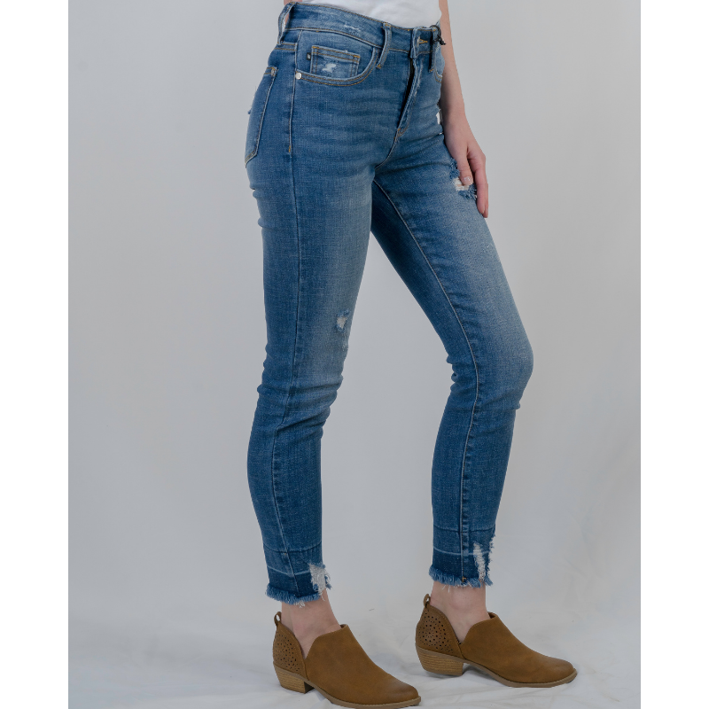 Judy Blue Released Hem Skinny Jean