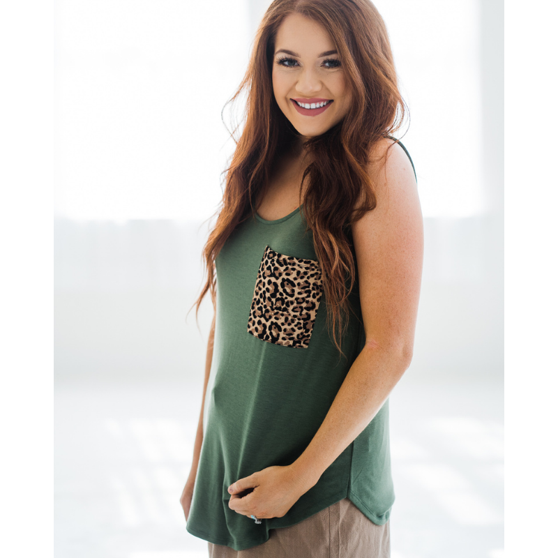 Style & Grace Tank Top - Green