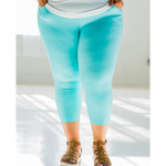 Quintessential Spring Jeggings in Turquoise