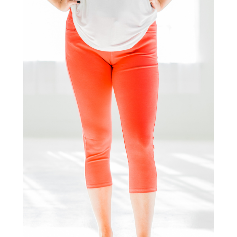 Quintessential Spring Jeggings in Coral