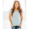 Peek-a-Boo Tie Dye Tee