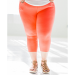 Quintessential Spring Jeggings in Coral