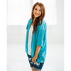 Turquoise Waters Chiffon Cardigan