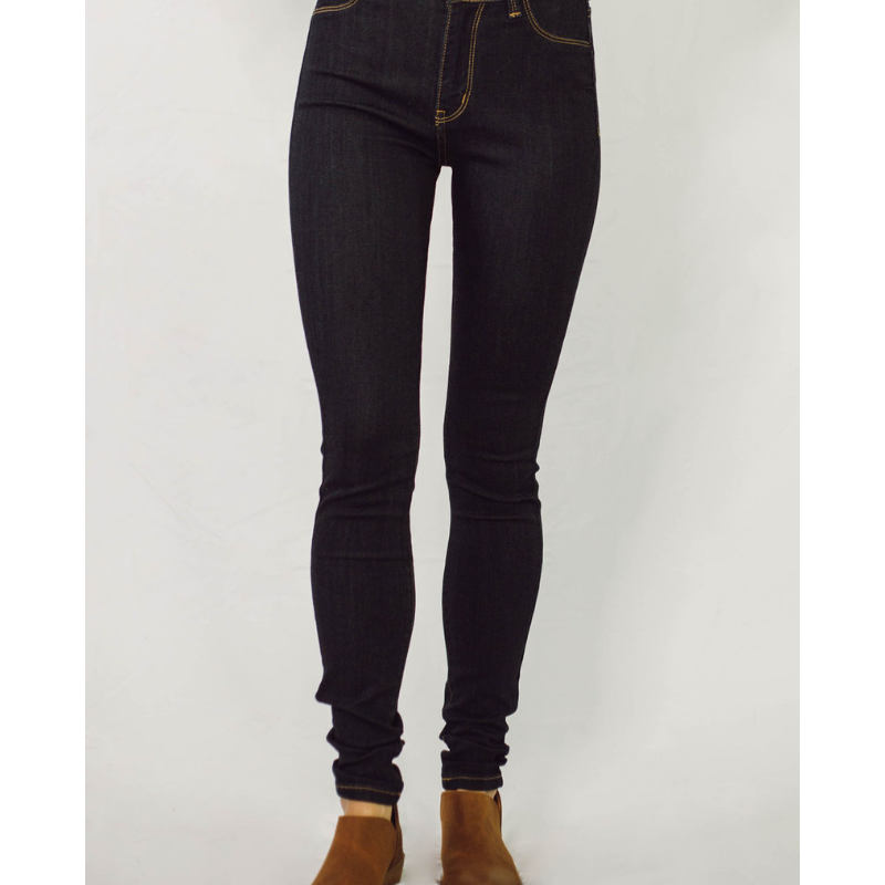 Classic Skinny High Rise Jeans - Dark Wash