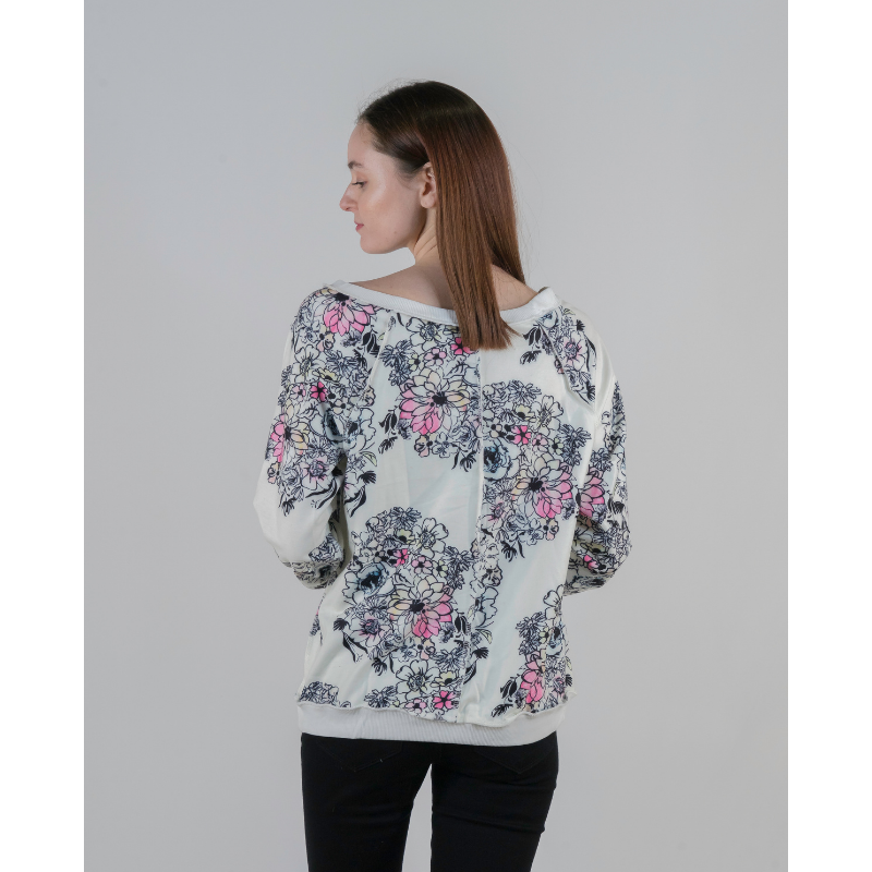 Doodled Daisy Lightweight Sweatshirt