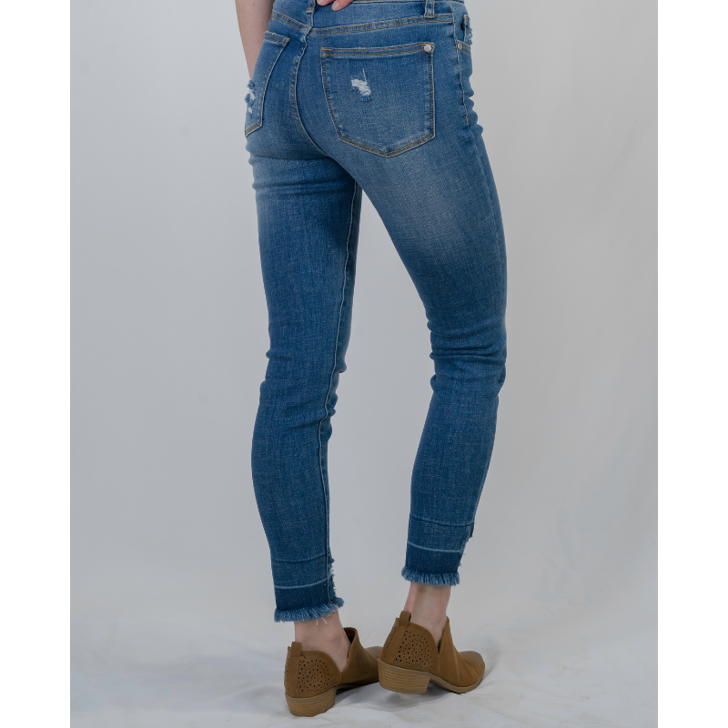 Judy Blue Released Hem Skinny Jean