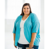 Turquoise Waters Chiffon Cardigan