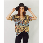 Ooh La La Cheetah Short Sleeve Top