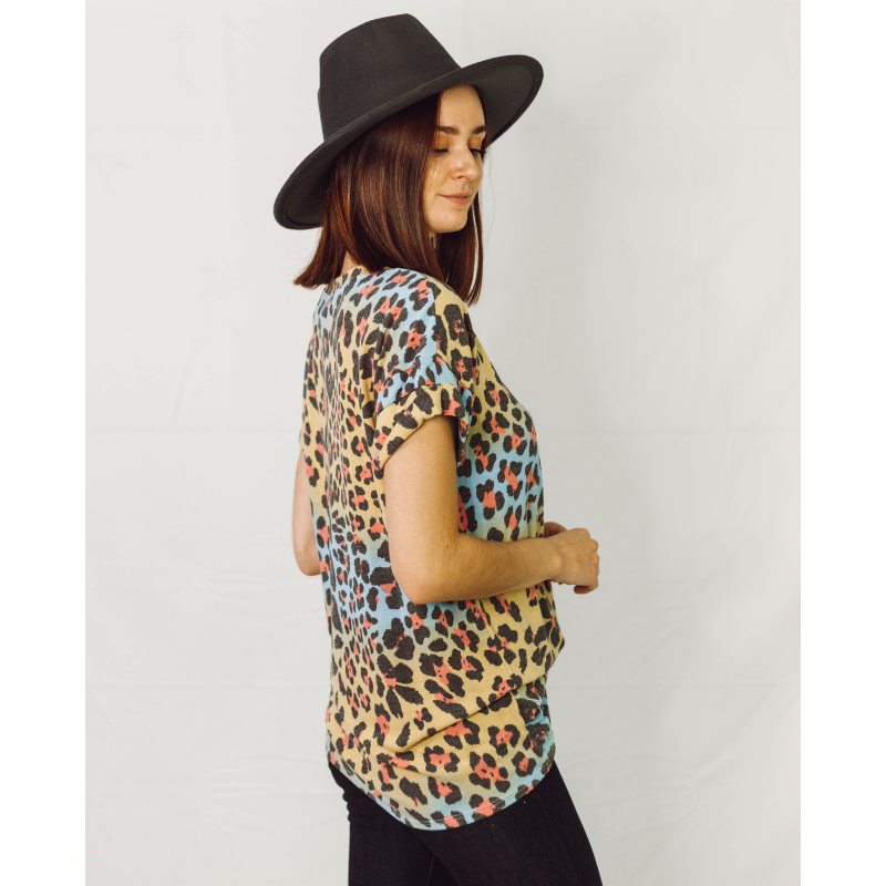 Ooh La La Cheetah Short Sleeve Top