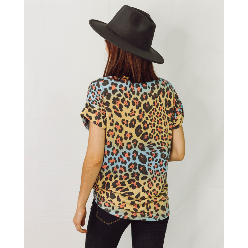 Ooh La La Cheetah Short Sleeve Top