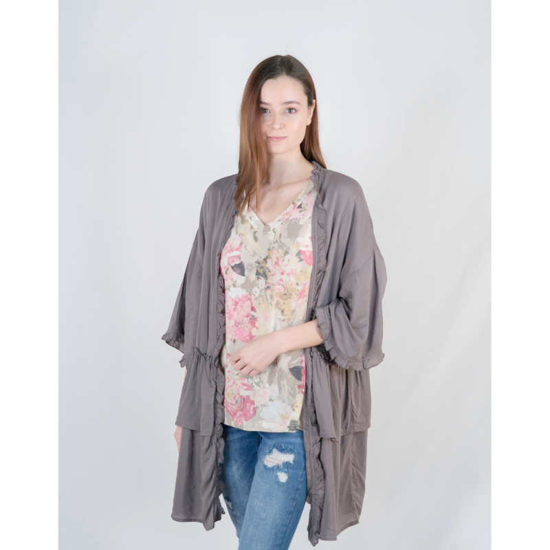 Just Like Heaven Ruffled Cardigan