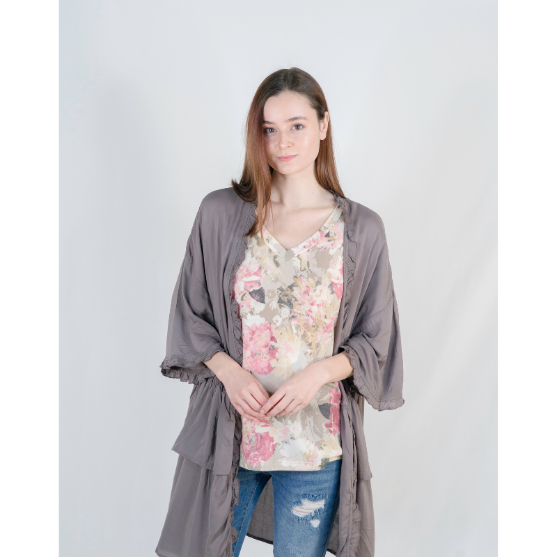 Just Like Heaven Ruffled Cardigan