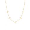 Sela Criss-Cross Necklace - Shop with Leila