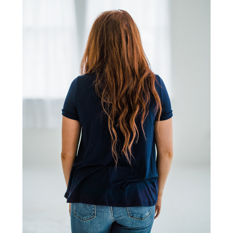 In the Navy BabyDoll Tee