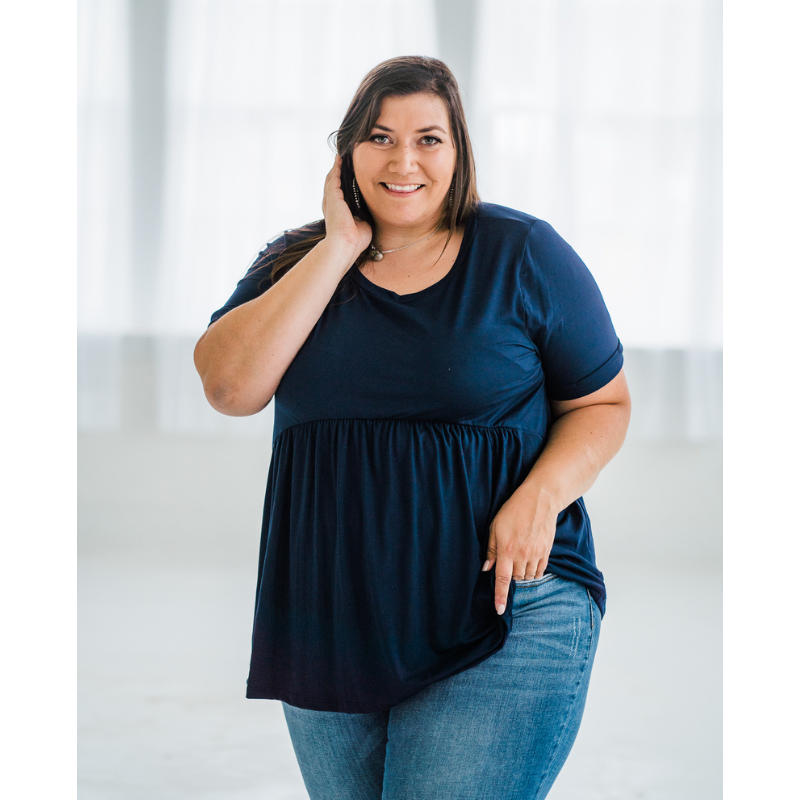 In the Navy BabyDoll Tee