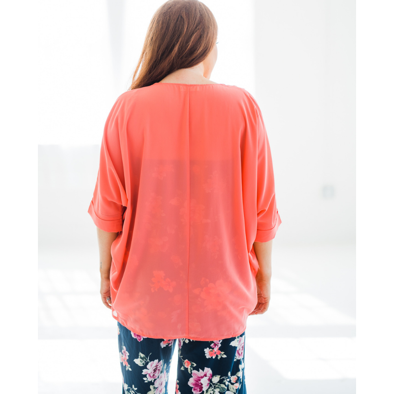 Poppy Fields Chiffon Cardigan