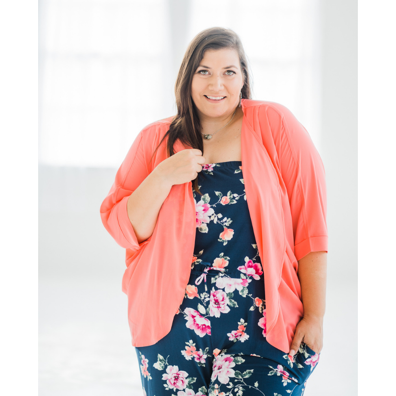 Poppy Fields Chiffon Cardigan