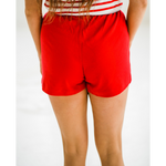 Ruby Red Essential Shorts