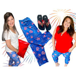 Patriotic Paws Capri Leggings