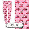 Love Truck Valentine's Leggings