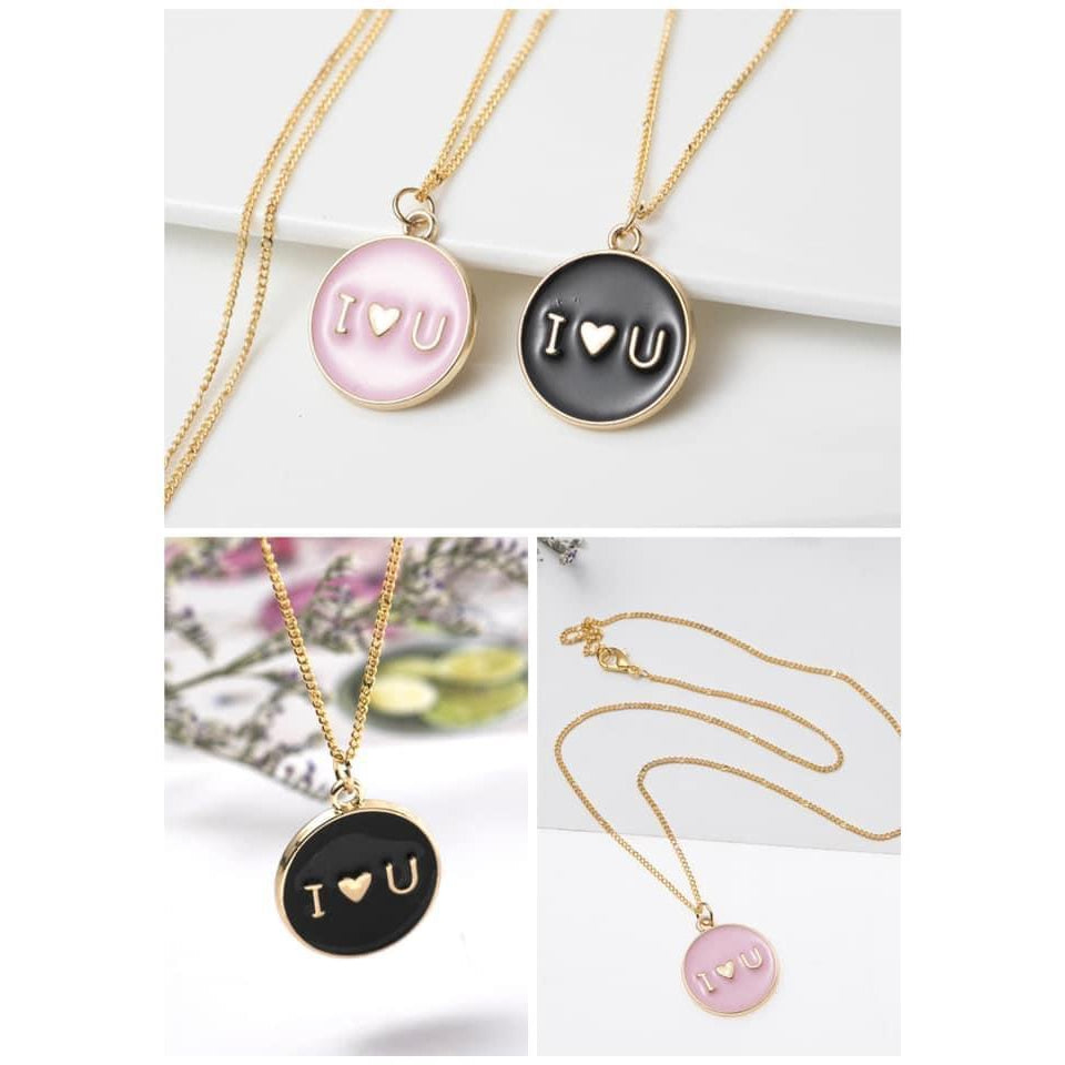 18k Gold Plated "I Heart YOU" Necklace - Shop with Leila
