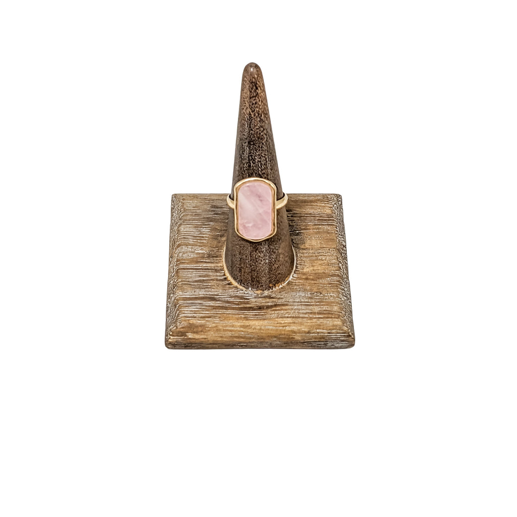 Reese Stone Ring - Pink - Shop with Leila