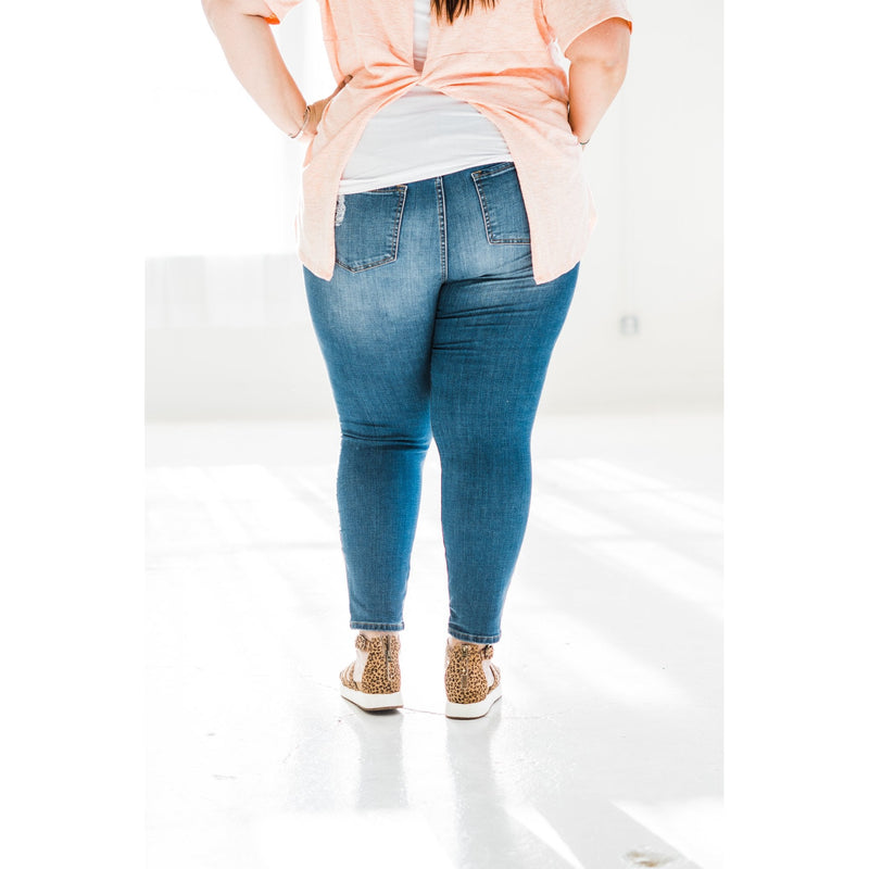 Free Spirited High Rise Skinny Jeans